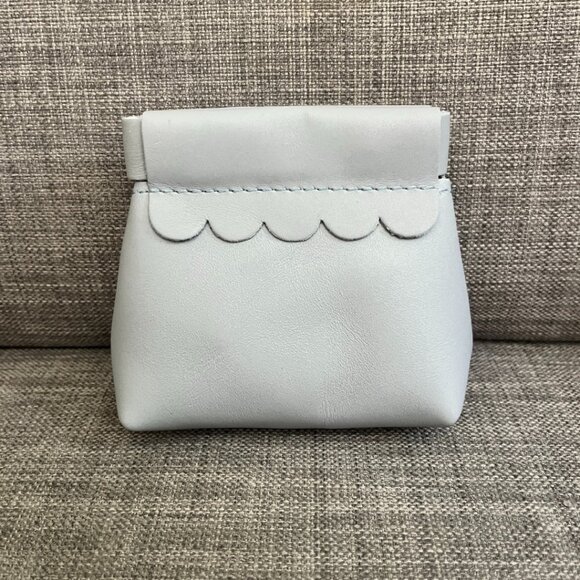 Portland Leather Penny Pouch in Formal Grey - Picture 2 of 2